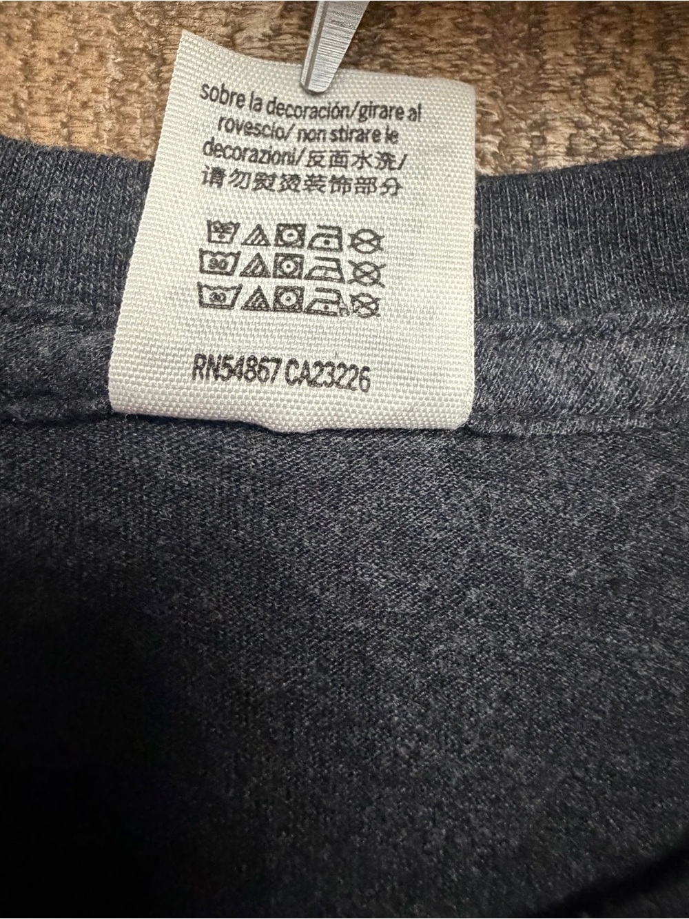 Victoria's Secret Charcoal Gray Tank with Gold Dog Logo - Picture 5 of 7
